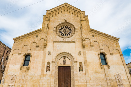 Basilica Pontificia Cattedrale di Maria Santissima della Bruna e Sant'Eustachio in Matera, Italy