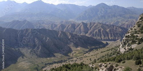 Kyrgyzstan mountain scenery