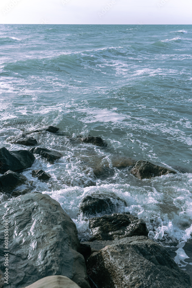 waves and rocks waves and rocks
