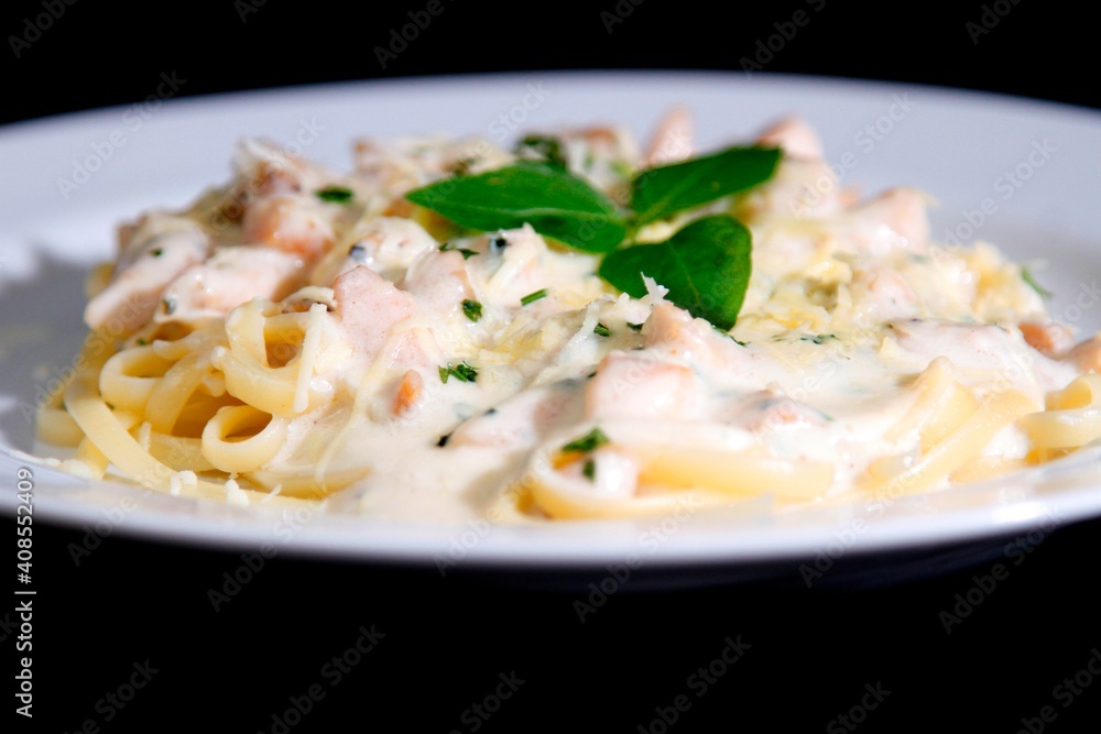 Massa bolonhesa dos espaguetes com molho de tomate, filé de carne, filé frango, vegetais, legumes e carne triturada. Massa bolonhesa dos espaguetes com molho de tomate, filé de carne, filé frango, vegetais, legumes e carne triturada.