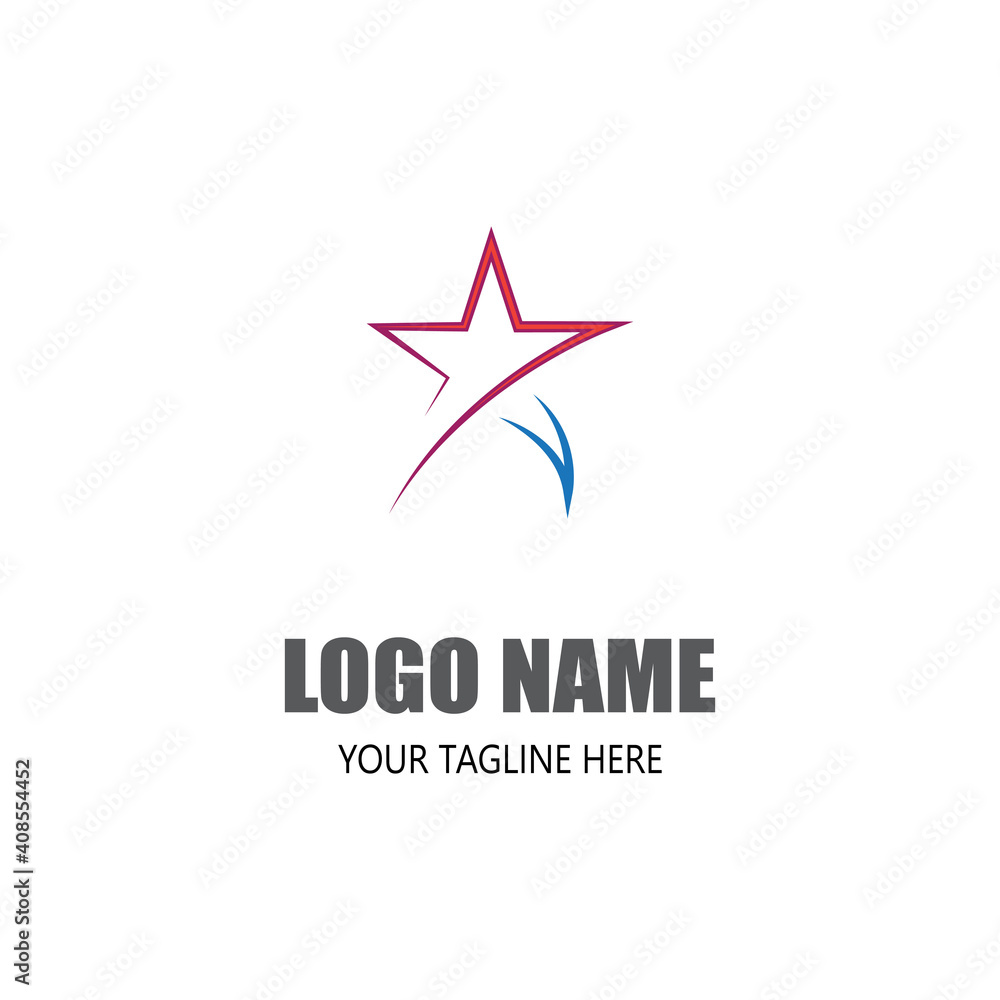 Star logo template vector icon illustration design Star logo template vector icon illustration design