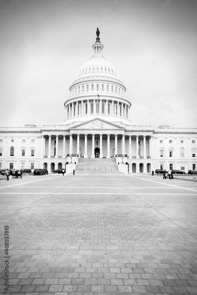 National Capitol black and white