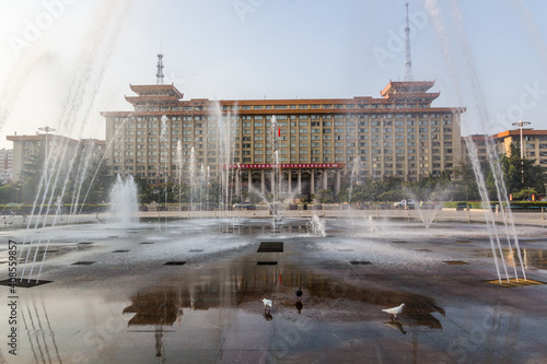 Shaanxi People's Government building in Xi'an, China photo