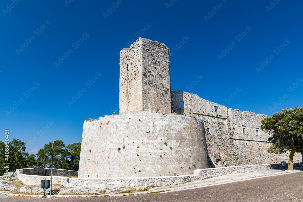 Castle in Monte Santangelo, Puglia, Italy