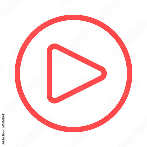 Free Download Play bubble button color icon - GFXLoad