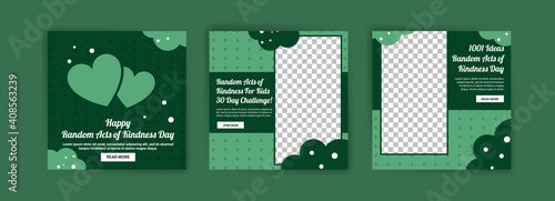 Social media post template for random acts of kindness day. Happy Random Acts of Kindness Day. Random Acts of Kindness For Kids: 30 Day Challenge. 1001 Ideas random acts of kindness day.