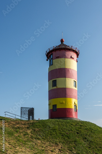 Pilsumer Leuchtturm  Pilsum  Krummh  rn  Ostfriesland  Niedersachsen  Deutschland