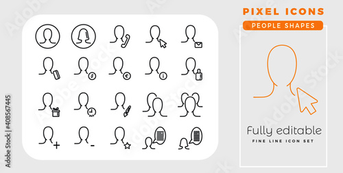 Pixel Icons - Outlines