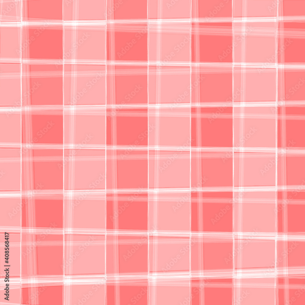 A flowing pattern of smooth red lines on a brocade veil with transparent luminous transitions. For a stylish setting and a luxurious mood.