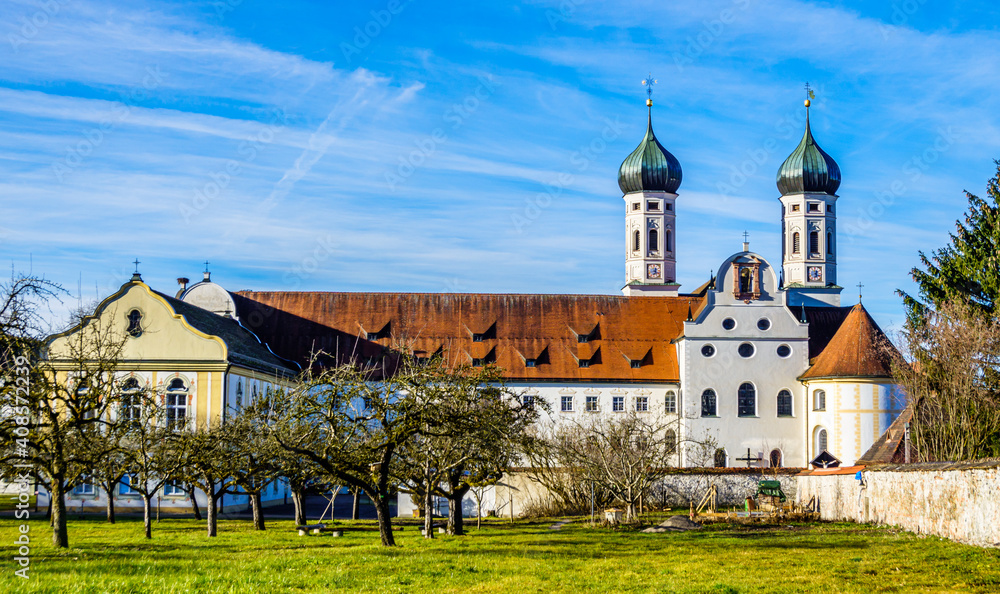 famous Benediktbeuern abbey - bavaria