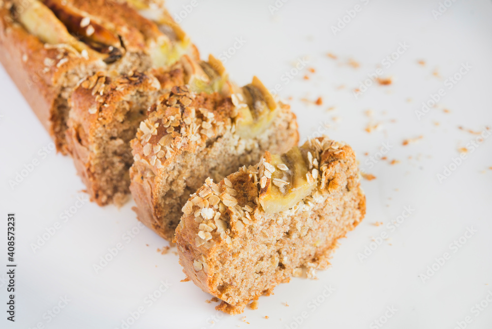 crunchy banana bread with cinnamon crunchy banana bread with cinnamon