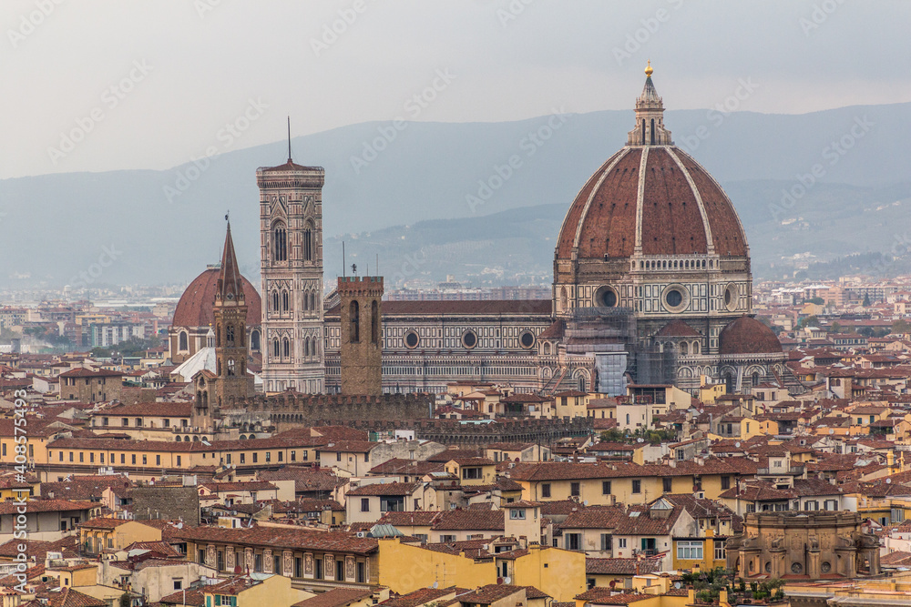 Skyline of Florence with the Cathedral (Duomo), Italy