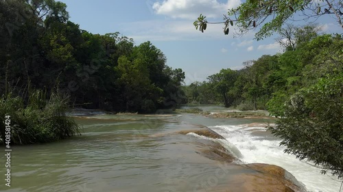 Agua Azul Waterfalls. Chiapas, Mexico photo