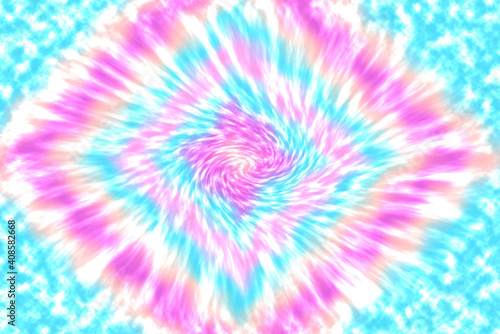 Gentle Tie Dye. Studio Art.Sweet tie dye pattern . Fun Abstract Pattern. Delicate Watercolor Stain. Colour Paint Background