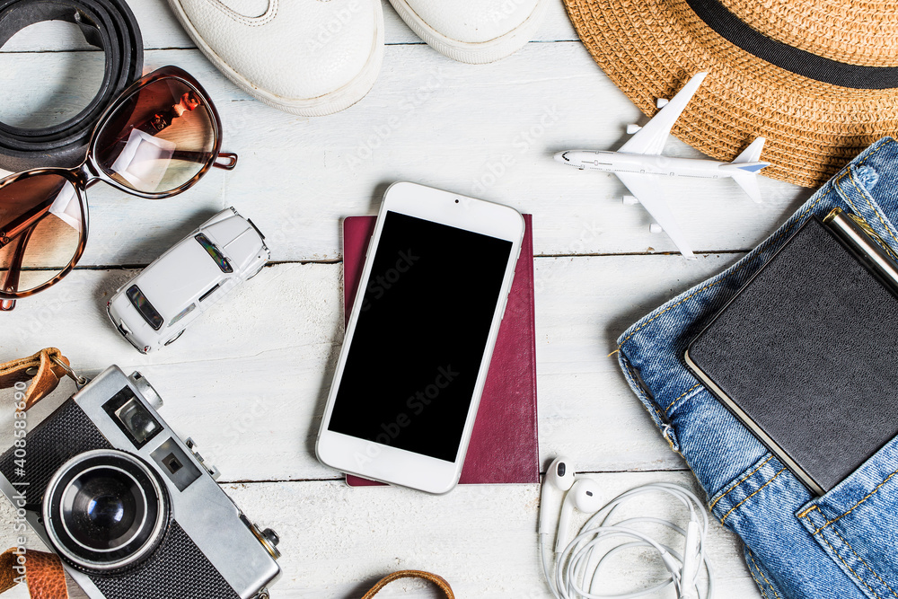 summer holiday background beach accessories white wood copy space vacation travel items concept (3) summer holiday background beach accessories white wood copy space vacation travel items concept (3)