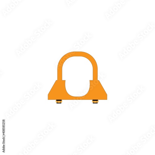 exchaust clamp vector design
