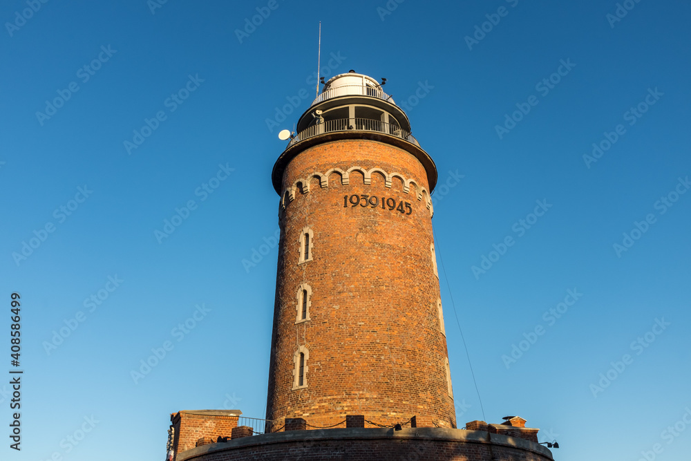 The lighthouse at Kołobrzeg, Poland