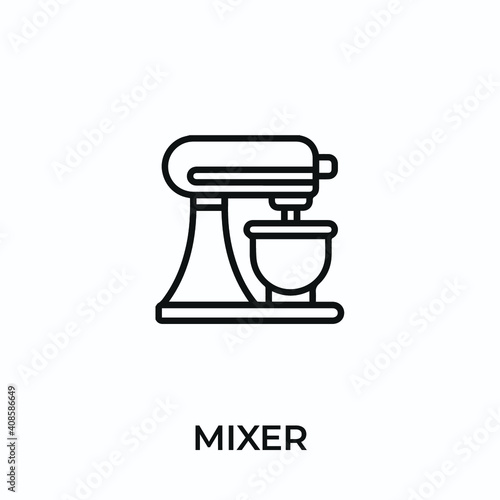 mixer icon vector. mixer sign symbol for modern design. Vector illustration