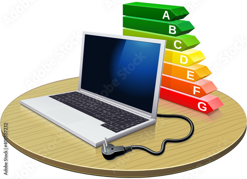 Laptop and energy performance (cutout)