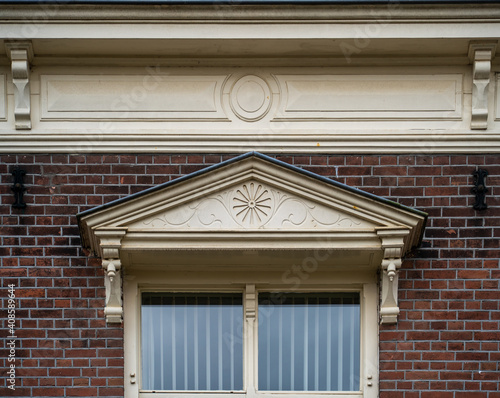 Detail of a building with architectural ornament 