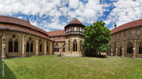 Maulbronn Monastery, Germany (cloister from outside): is a former Cistercian abbey and one of the best-preserved in Europe, was named a UNESCO World Heritage Site in 1993.