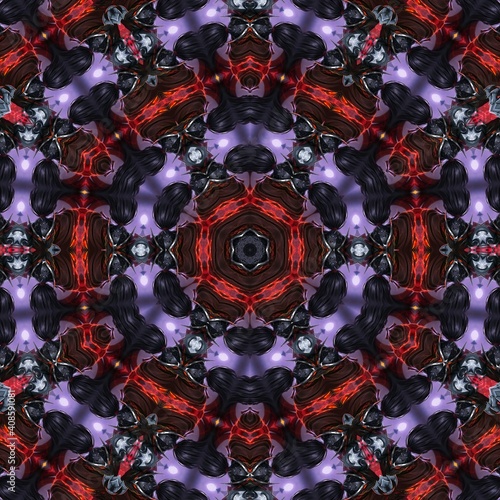 This is an Illustration abstract kaleidoscope with design art, wall art, unique, and backdrop.Its very perfect for batik pattern, bohemian, wall art, mirror frame, backdrop, carpet design, tapestry 