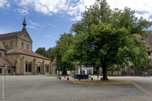 Maulbronn Monastery from outside, Germany: is a former Cistercian abbey and one of the best-preserved in Europe, was named a UNESCO World Heritage Site in 1993.