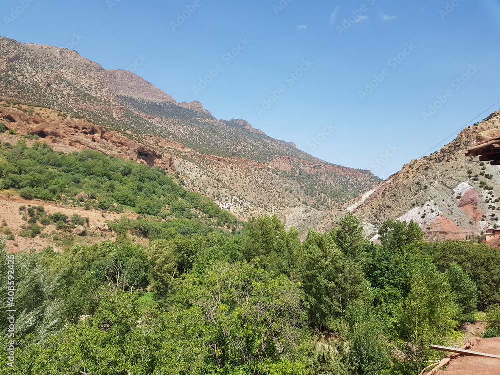 Views form the Country side, Azilal City, Morocco