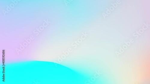 Abstract Gradient Loop. Vivid Colourful Blurry Background.