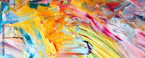 Panel kuchenny z motywem Colorful abstract background wallpaper. Modern motif visual art. Mixtures of oil paint. Trendy hand painting canvas. Wall decor and Wall art prints Idea. 3D Texture. Art object