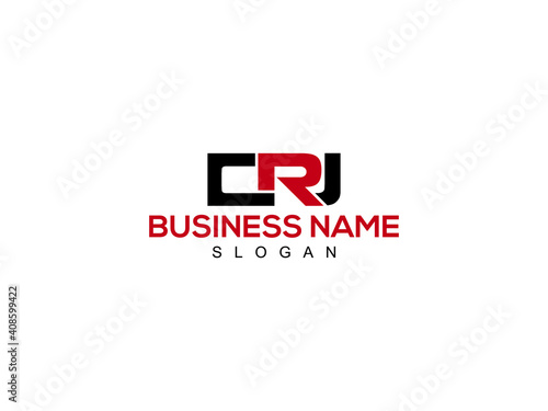 Colorful CRJ Letter Logo Image