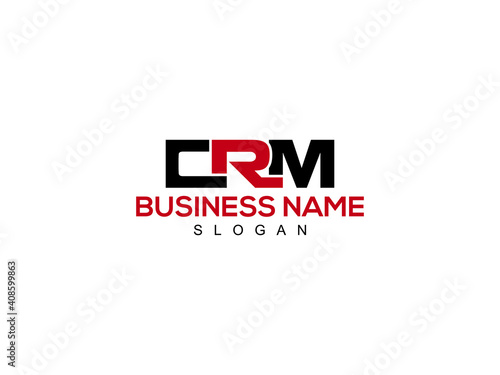 CRM Logo Icon design for business