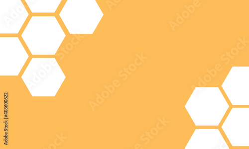 Honeycomb Peach Background
