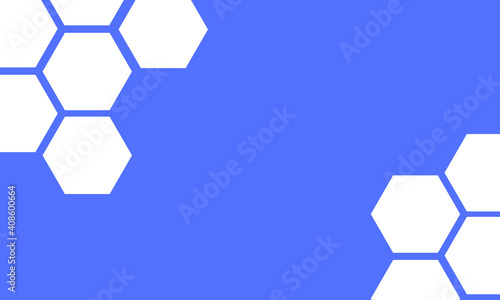 Honeycomb Royal Blue Background