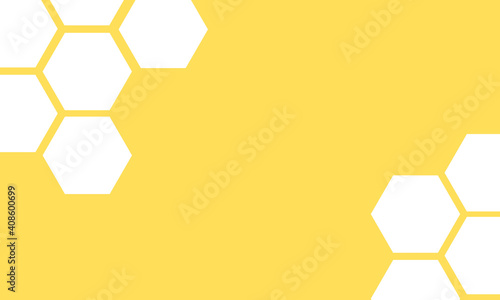 Honeycomb Yellow Background