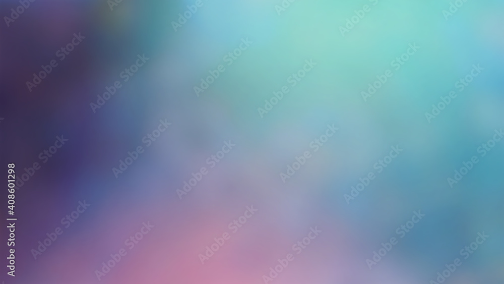 Abstract digital background with smooth gentle multicolored gradients