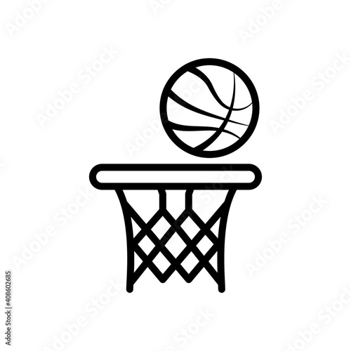 basketball net icon design vector template