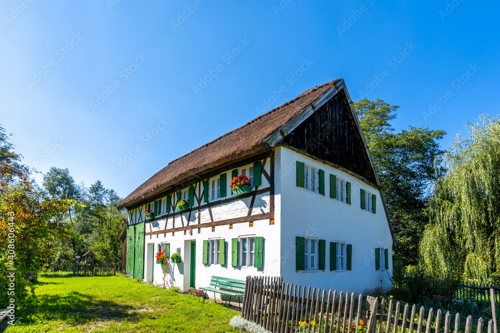 Staudenhaus, Landidylle, Gessertshausen, Bayern, Deutschland 