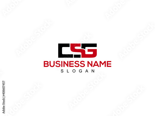 CSG letter Logo Icon For New Business photo