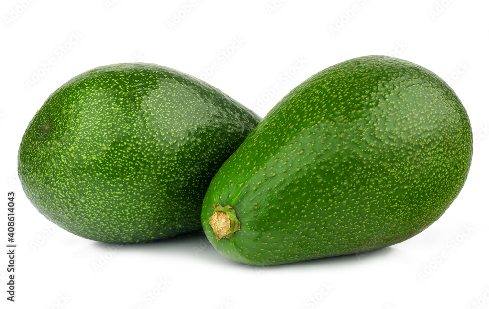 Avocado isolated on a white background Avocado isolated on a white background
