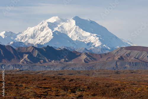 Scenic Denali National Park Alaska Landscape in Autumn