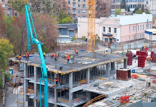 House construction site