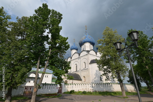 Cathedral of the Nativity of the Blessed Virgin in the kremlin of Suzdal, historical town of Russian "Golden Ring".