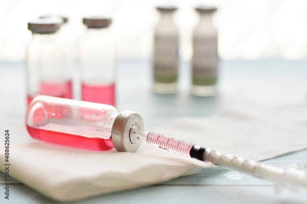 insulin syringe and medicine bottle insulin syringe and medicine bottle