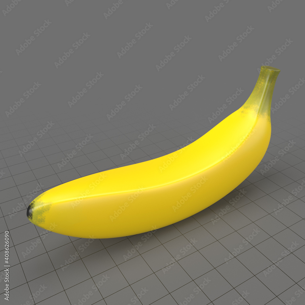 Banana contenido 3D de Stock | Adobe Stock