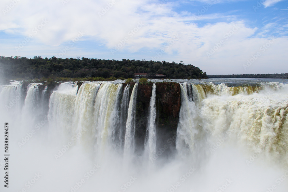 Magic waterfalls of Foz do Iguaçu National Park Magic waterfalls of Foz do Iguaçu National Park