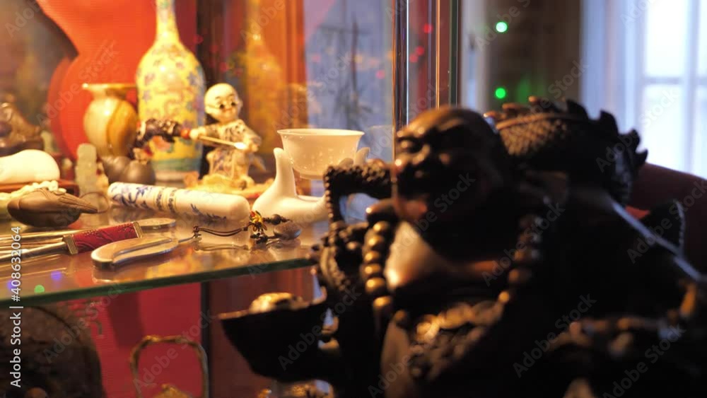 Buddhist Statuette of Hotei God Buddhist Statuette of Hotei God