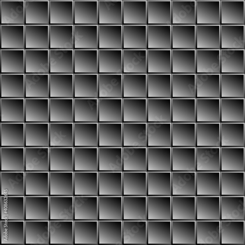 Abstract vector background with black squares image