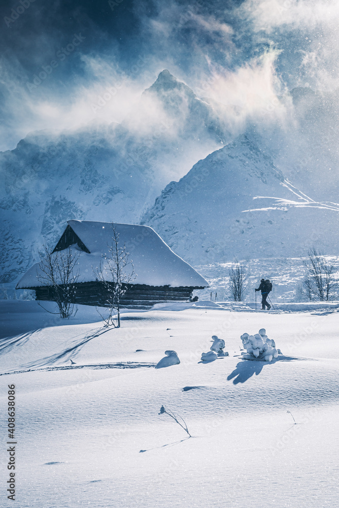 Hala Gąsienicowa - Tatry Polskie w zimie