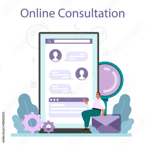 Rebranding online service or platform. Rebuilding marketing strategy